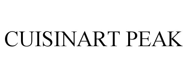 Trademark Logo CUISINART PEAK