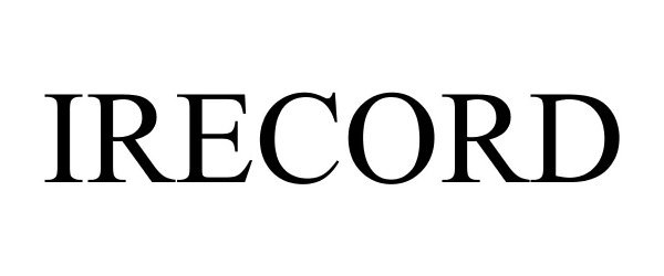 Trademark Logo IRECORD