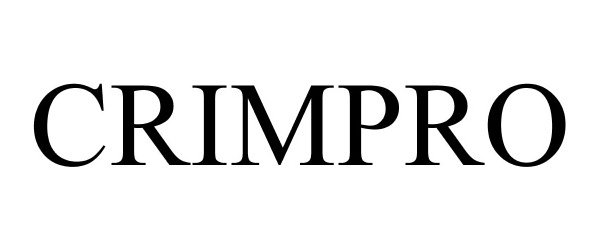 Trademark Logo CRIMPRO