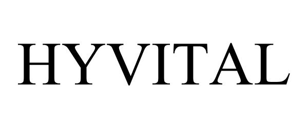Trademark Logo HYVITAL