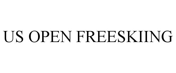 Trademark Logo US OPEN FREESKIING