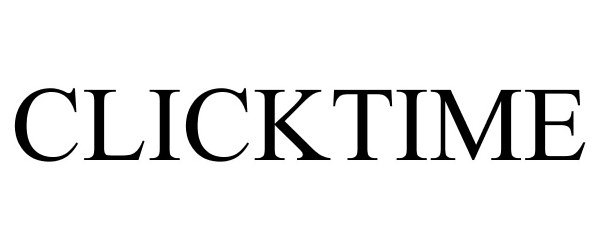 Trademark Logo CLICKTIME