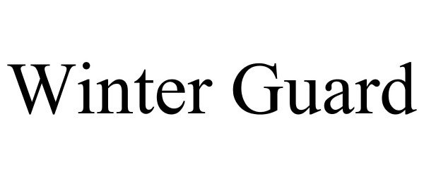 Trademark Logo WINTER GUARD