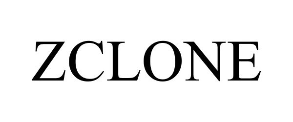 Trademark Logo ZCLONE