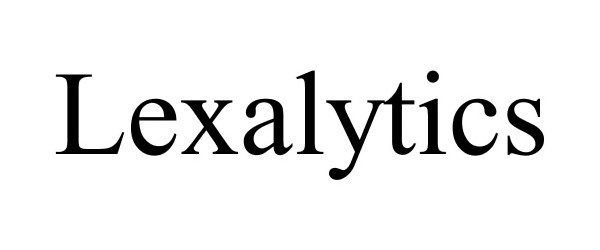 Trademark Logo LEXALYTICS