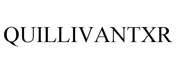Trademark Logo QUILLIVANTXR
