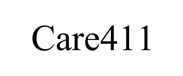 Trademark Logo CARE411