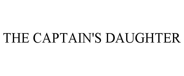 Trademark Logo THE CAPTAIN'S DAUGHTER