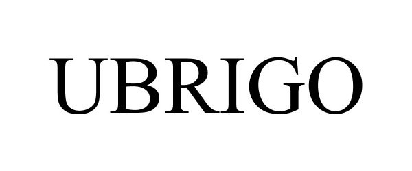 Trademark Logo UBRIGO