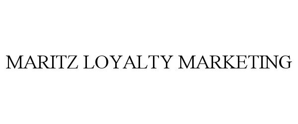  MARITZ LOYALTY MARKETING