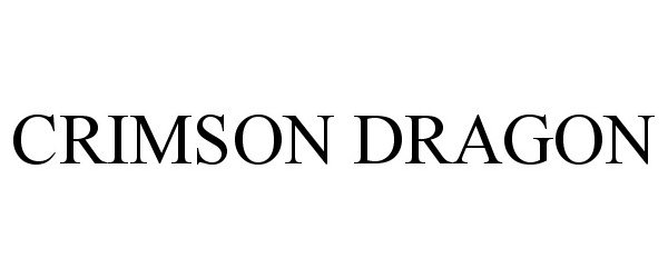 Trademark Logo CRIMSON DRAGON
