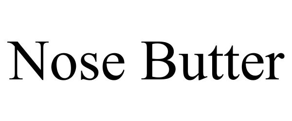 Trademark Logo NOSE BUTTER