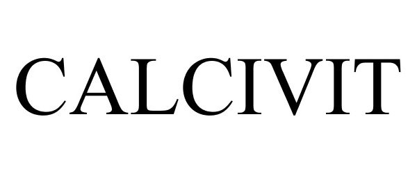 Trademark Logo CALCIVIT