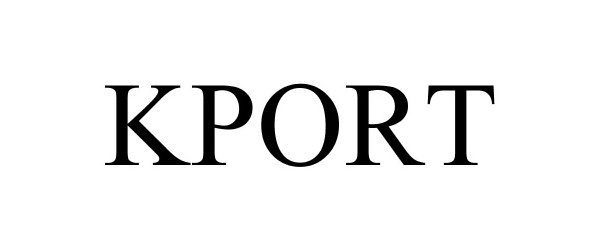 Trademark Logo KPORT