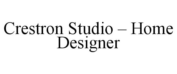  CRESTRON STUDIO - HOME DESIGNER