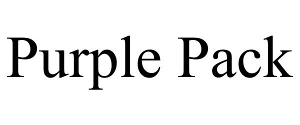 Trademark Logo PURPLE PACK