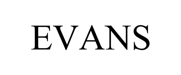 Trademark Logo EVANS