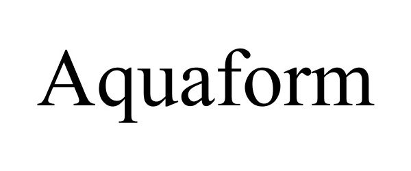 Trademark Logo AQUAFORM