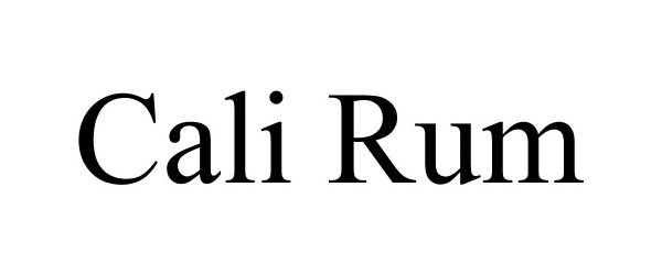 Trademark Logo CALI RUM