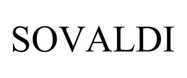 Trademark Logo SOVALDI