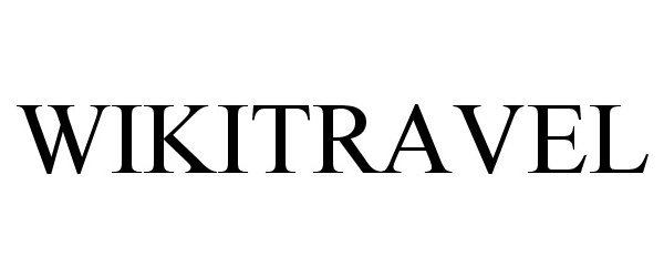 Trademark Logo WIKITRAVEL