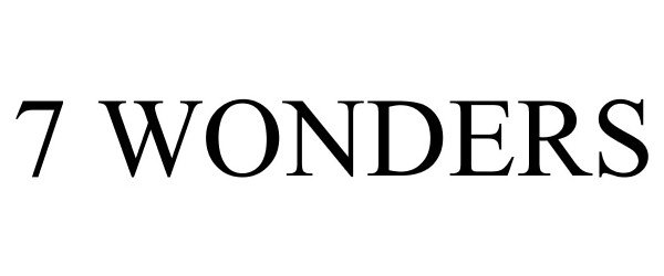 Trademark Logo 7 WONDERS