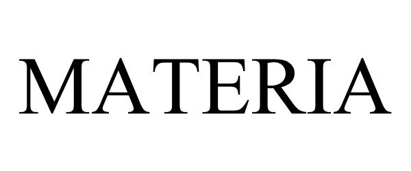 Trademark Logo MATERIA