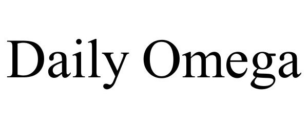 Trademark Logo DAILY OMEGA