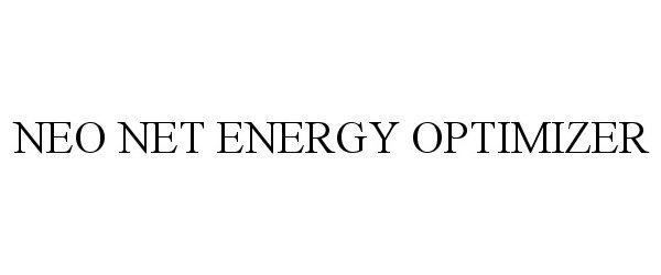 Trademark Logo NEO NET ENERGY OPTIMIZER