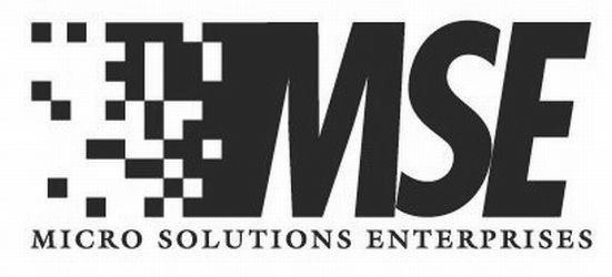 Trademark Logo MSE MICRO SOLUTIONS ENTERPRISES