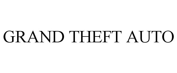 Trademark Logo GRAND THEFT AUTO