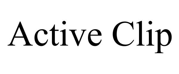 Trademark Logo ACTIVE CLIP