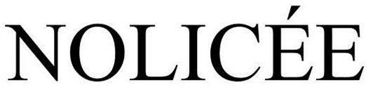 Trademark Logo NOLICÃE