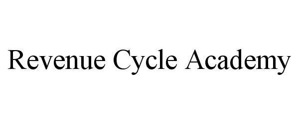  REVENUE CYCLE ACADEMY