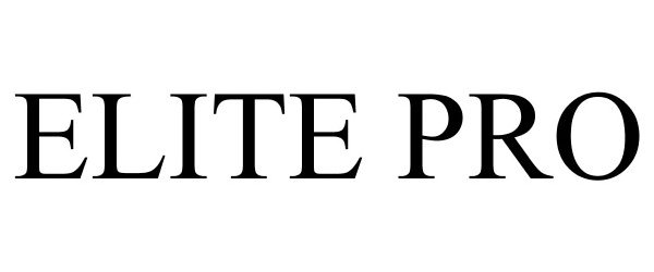 Trademark Logo ELITE PRO