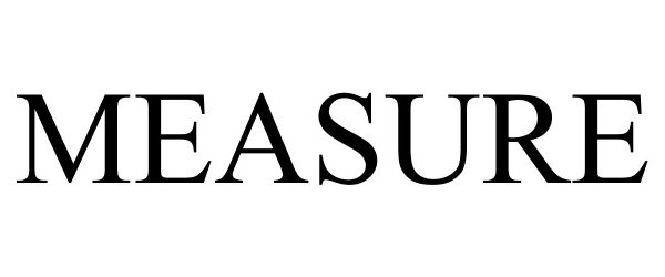 Trademark Logo MEASURE