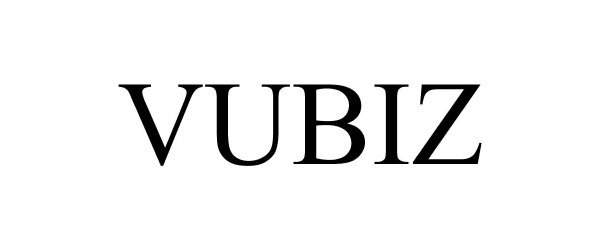 Trademark Logo VUBIZ