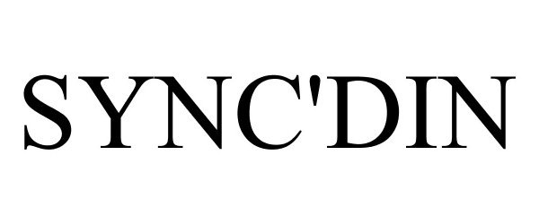 Trademark Logo SYNC'DIN