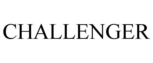 Trademark Logo CHALLENGER