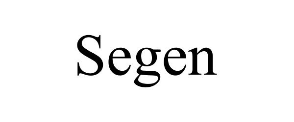 Trademark Logo SEGEN