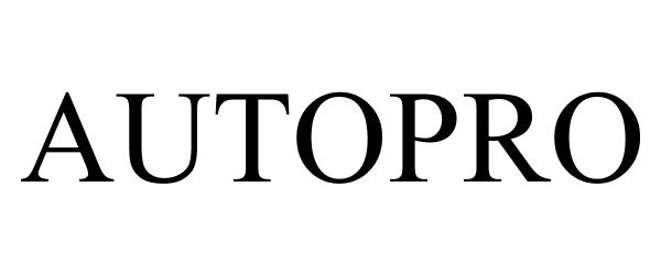 Trademark Logo AUTOPRO