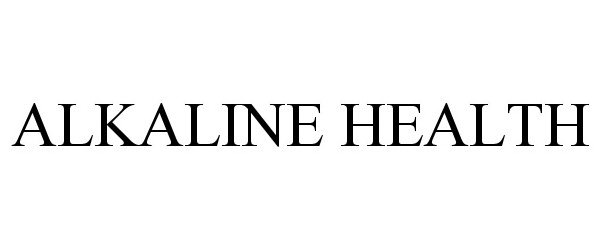  ALKALINE HEALTH