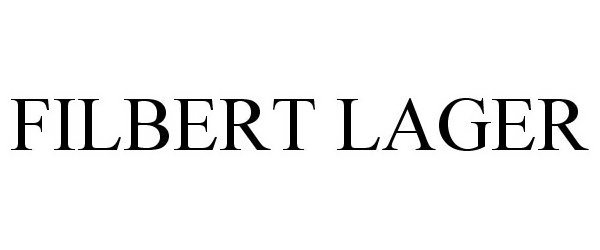 Trademark Logo FILBERT LAGER