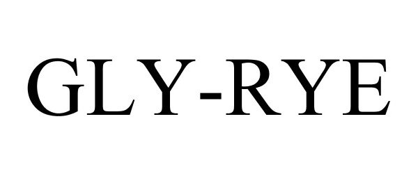 Trademark Logo GLY-RYE