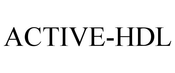 Trademark Logo ACTIVE-HDL