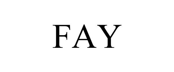 Trademark Logo FAY