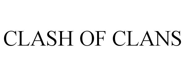 Trademark Logo CLASH OF CLANS