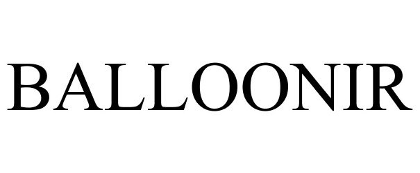 Trademark Logo BALLOONIR