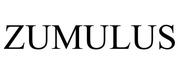 Trademark Logo ZUMULUS