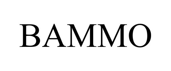 Trademark Logo BAMMO